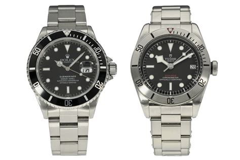 rolex vs tudor watch|difference between tudor and rolex.